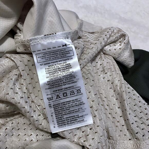 Adidas NWT Green and Cream Jersey Men L - Picture 10 of 11